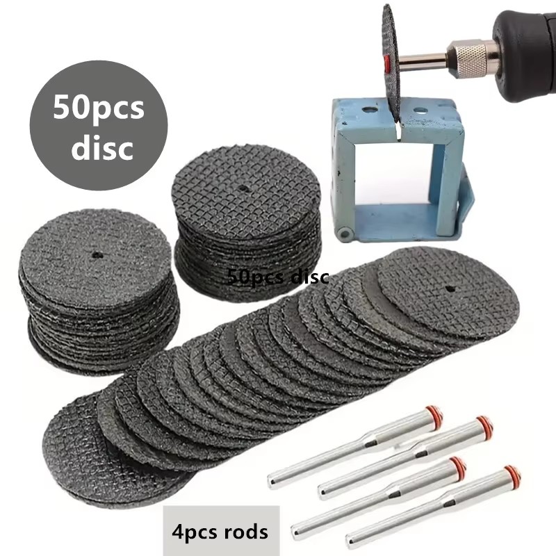 50 قطعة من أقراص القطع المقواة - مراجعة Cordless Rotary Tool Kit Accessories وسعره