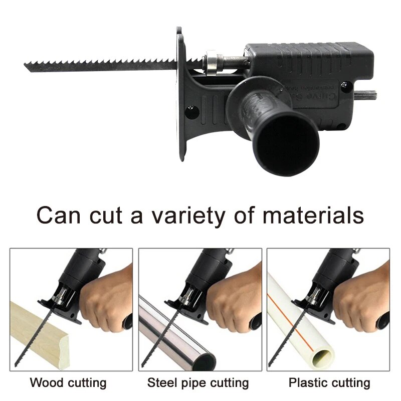 مثقاب كهربائي محمول إلى منشار  - مراجعة Reciprocating Saw Attachment Drill وسعره