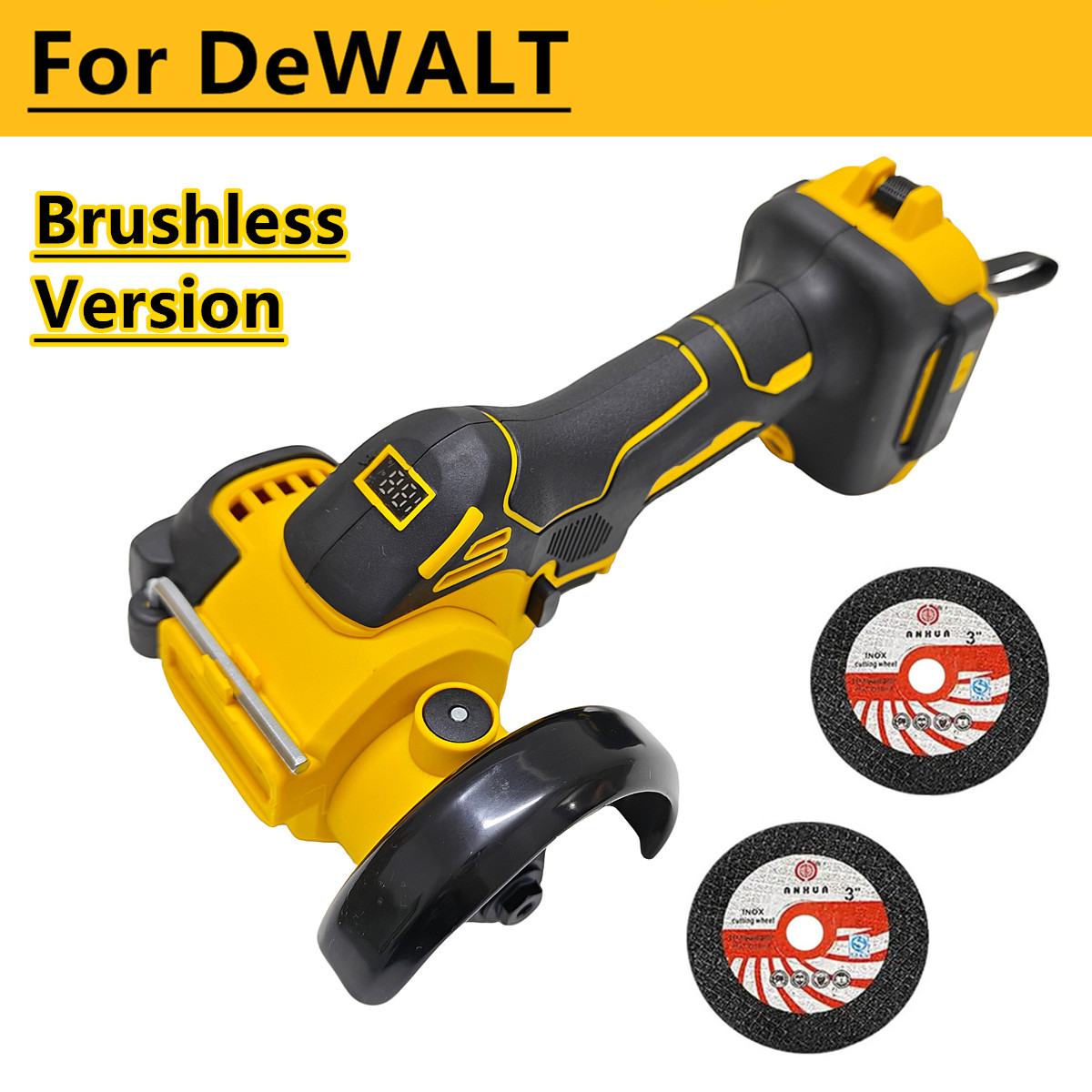 جلاخة زاوية لاسلكية بدون فرشاة - مراجعة Brushless Angle Grinder Battery Powered وسعره