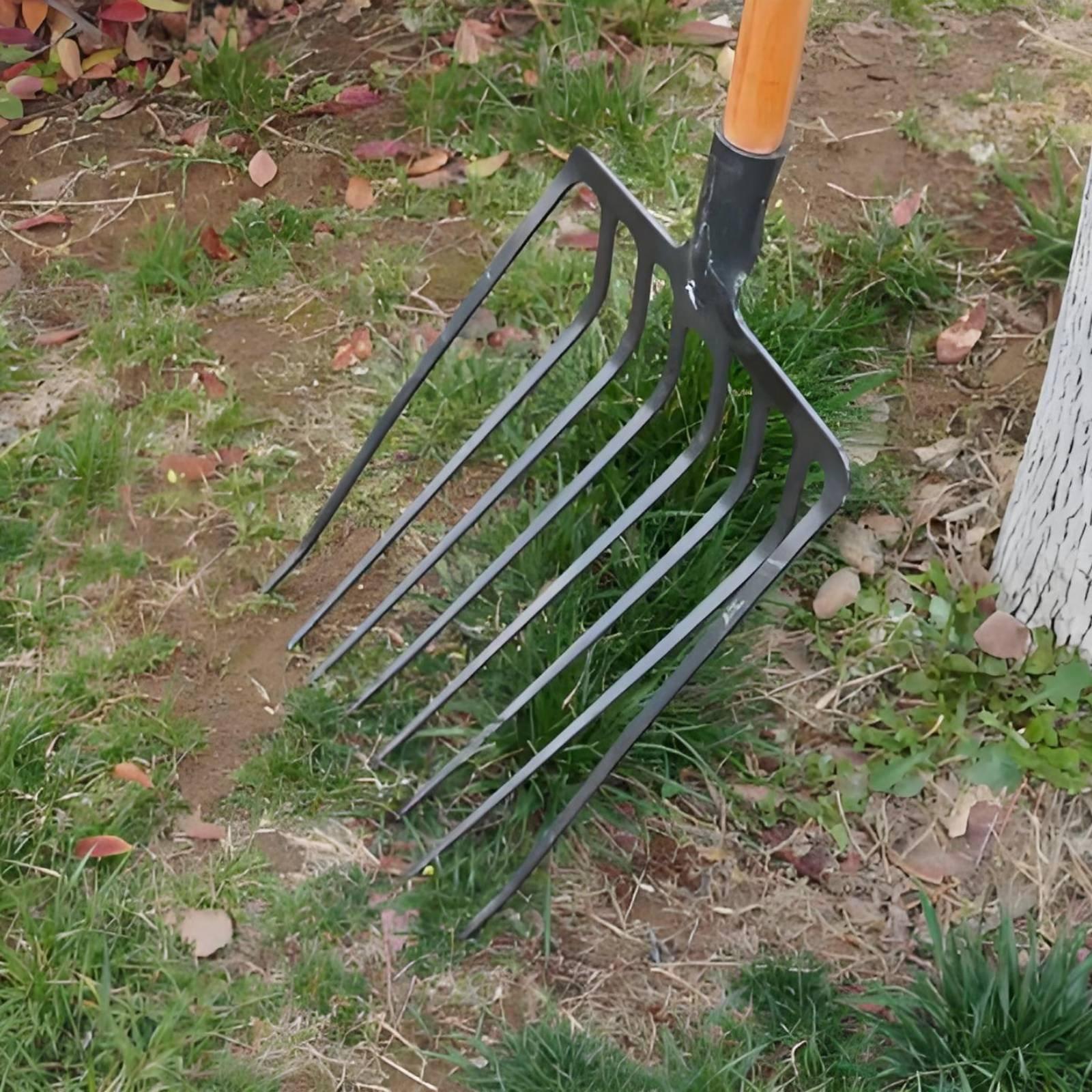 شوكة زراعية من الفولاذ المنغني - مراجعة Garden Tools وسعره