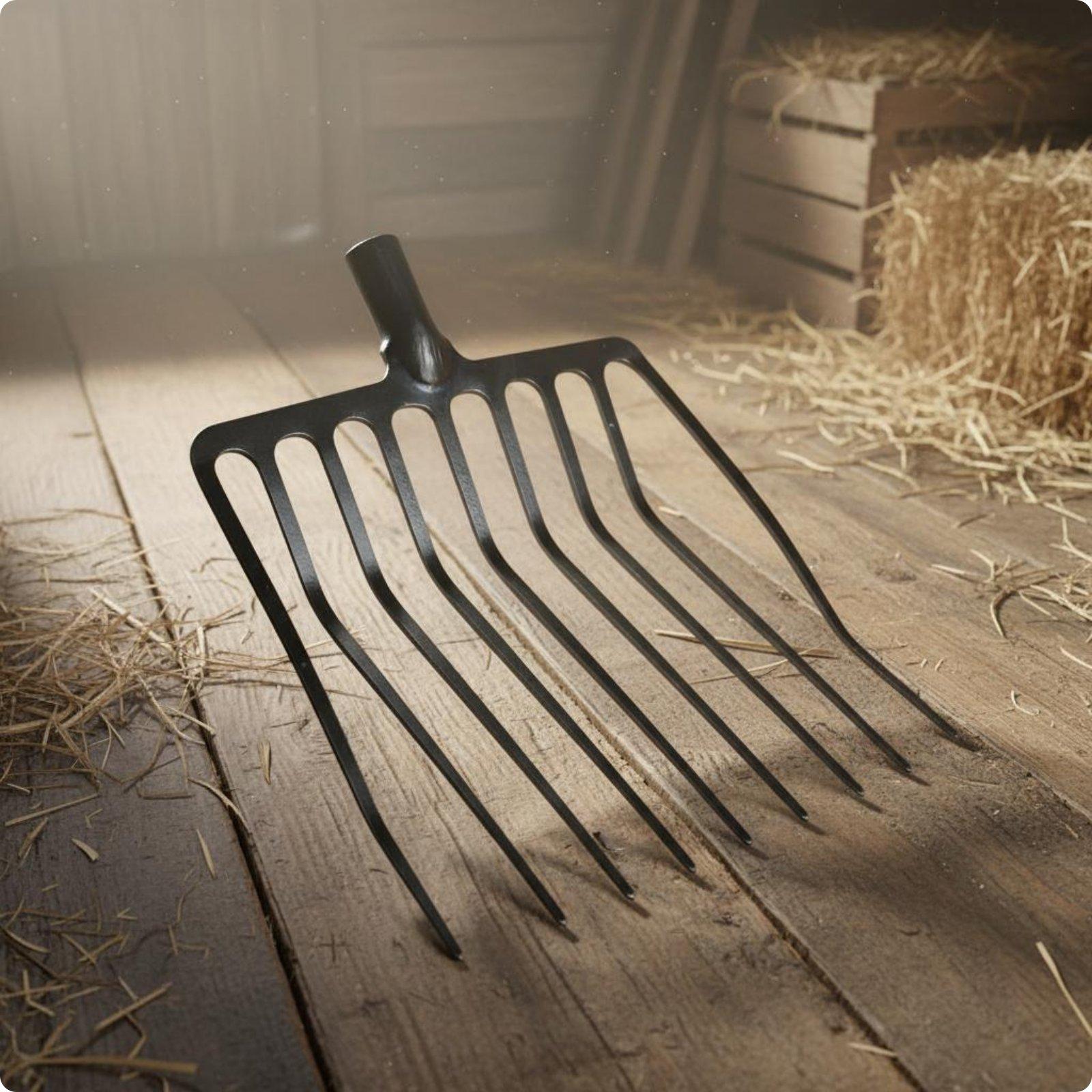 شوكة زراعية من الفولاذ المنغني - مراجعة Garden Tools وسعره
