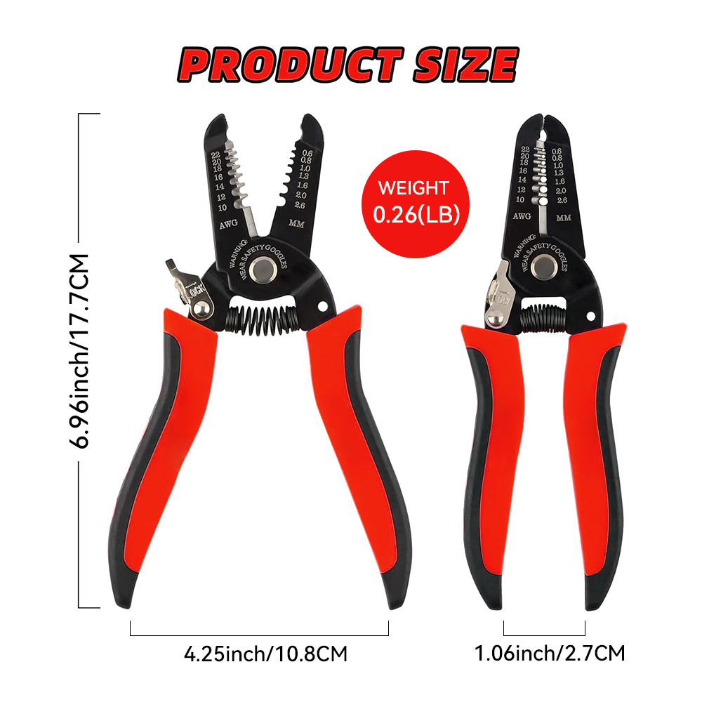 قاطع أسلاك، أداة تعرية وتجعيد  - مراجعة Automatic Wire Stripper Cutter وسعره