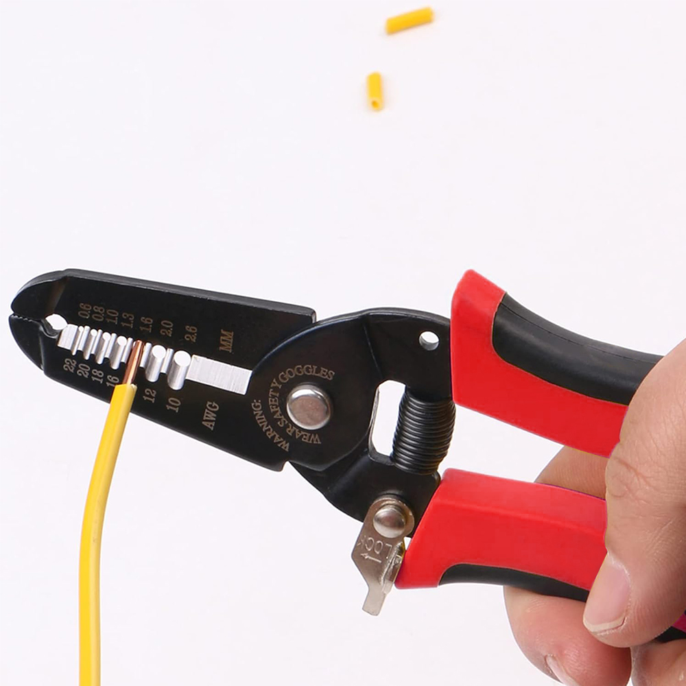 قاطع أسلاك، أداة تعرية وتجعيد  - مراجعة Automatic Wire Stripper Cutter وسعره